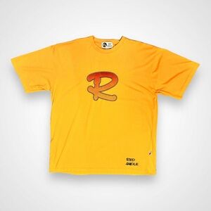 Vintage Red Handle Logo Yellow T-Shirt Short Sleeve Men's XXL